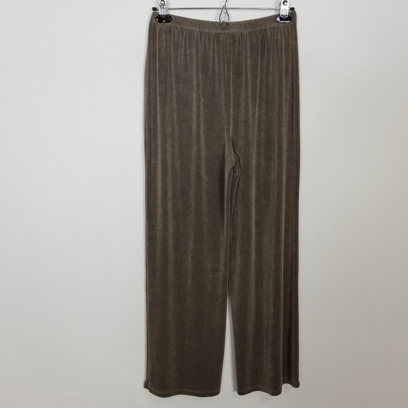 Citiknits Women Cardigan Pants 2 Ps Set Sz M Petite Open Front Stretch Abstract - Picture 13 of 16